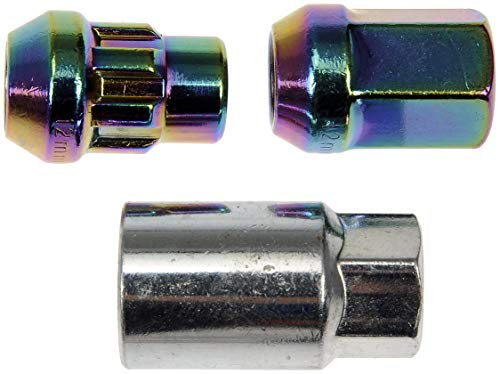 Tuerca Dorman 713-375G Neo-Chrome de alta resistencia para llantas 6