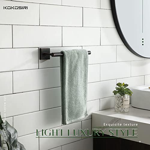 Image of KOKOSIRI Bathroom Towel Bar Hand Towel Holders Wall Mount Toilet Kitchen Cabinet Paper Holder Stainless Steel Bath Accessories Oil Rubbed Bronze 2 Pack, B3008ORB-P2