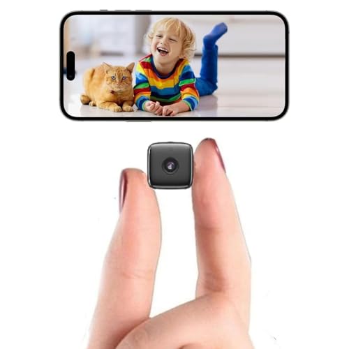 Mini Wireless WIFI Home Security Camera Small Body Indoor Outdoor...