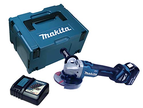 Makita DGA 511 Akku Winkelschleifer mit Akku 3 Ah und Ladegerät im Makpak