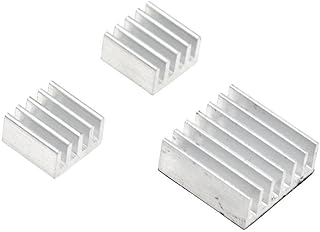 3PCS Adhesive Heatsink Cooler Pure Aluminum Heat Sink Set Kit Radiator for Cooling 2 B