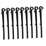 HORIALENCE 20 Stück Kunststoff Dachrinnenbefestigungsclips Befestigungselemente Für Dachrinnenschutz Stabiler Halt Und Einfache Montage Für Dachrinnenwartung Und Schutz Gegen Verschmutzungen