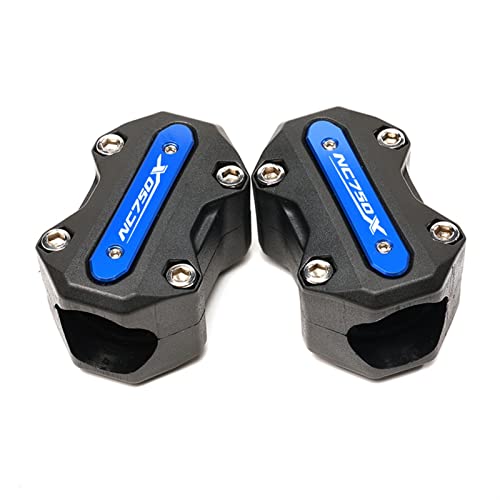 Garde pare-chocs NC750X bloc anti-chute moto bleu haute résistance 2012-2021