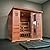 Sunray Savannah 3 Person Infrared Cedar Sauna