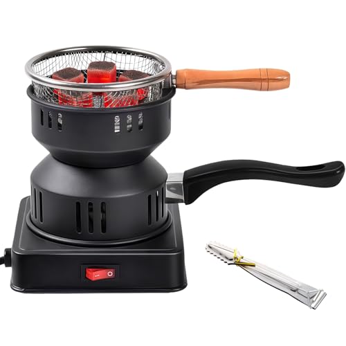Coal Burner Multipurpose Turbo Charcoal Electric Stove Coconut Starter 600W High Power Coal Starter Cube Coil Burner Starter Faster Heating