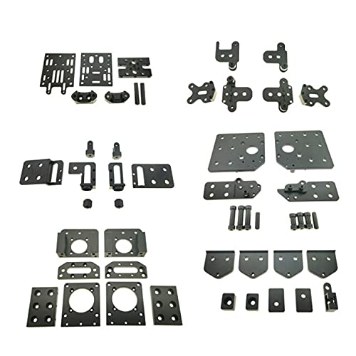 Lysee 3D Printer Parts & Accessories - Upgrading1605 Ball Screw BLV MGN Cube 3D Printer All Metal Upgrade Kit BLV CNC Aluminum Alloy Mount Bracket Fit 17/23Motor - (Color: Dual Z axisKit)