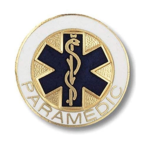 Image of Prestige Medical Emblem Pin, Paramedic (Star of Life Design)