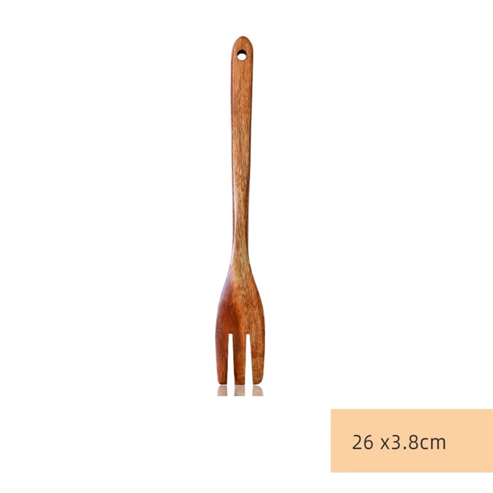 JINGYAN Fourches Fork Portable Salad Mixing Cooking Fruit Forks Dinner Tableware Kitchen Accessories