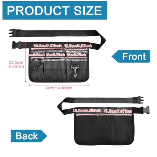 HEKOBAG Tool Belt Pouch, Heavy Duty Tool Pouch with 7 Pockets Oxford Waterproof Gardening Belt Tool Pouch with Adjustable Belt Professional Work Pouch for Garden Shears, Wrench, Hammers, Screwdrivers 2 HEKOBAG Tool Belt Pouch, Heavy Duty Tool Pouch with 7 Pockets Oxford Waterproof Gardening Belt Tool Pouch with Adjustable Belt Professional Work Pouch for Garden Shears, Wrench, Hammers, Screwdrivers - Image 2