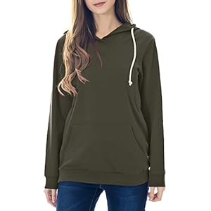 Smallshow Maternity Nursing Hoodies Women’s Long Sleeve Breastfeeding Sweatshirt
