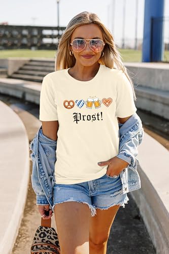 Oktoberfest Shirt Women Funny Drinking Tshirt Prost Outfits Oktoberfest Party Short Sleeve Tee Tops3