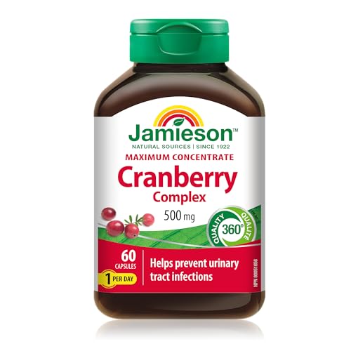 Jamieson Cranberry Concentrate 500mg 60 Capsules