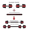 WATMAID-Dumbbells-Weights-Set-Adjustable-Weight-to-44Lbs-Free-Weight-Sets-with-Connecting-Rods-Used-as-Barbell-Set-Gym-Exercise-Home-Training-Fitness-Dumbbell-Set-with-Different-Weights WATMAID Dumbbells Weights Set Adjustable Weight to 44Lbs, Free Weight Sets with Connecting Rods, Used as Barbell Set Gym Exercise Home Training, Fitness Dumbbell Set with Different Weights