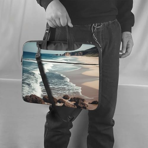 Bolso maletín para laptop Beach Ocean Shore 15.6 pulgadas miniatura 2