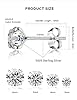 Yiorxu 4 Pairs Sterling Silver Earrings for Women,Stud Earrings for Women,5A+ Cubic Zirconia Size: 3/4/5/6mm,Hypoallergenic Earrings Set Anti-Oxidation Elastic Packing Box #3