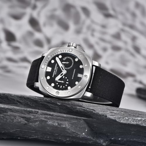 Image of Pagani Design Luxury Automatic Mechanical Watch for Man 41mm Diver's Sport Watch with Sapphire Glass, 200m Waterproof, Nylon Strap & Power Reserve