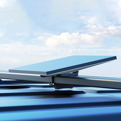 XLTTYWL Starlink Mount, Premium Starlink Standard Mobility Roof Bracket for Star Link Flat Dishy Fits RV, Boat, Wood, Metal, Plastic or Slotted Vehicle Rails (Mini Roof Rack Mount)