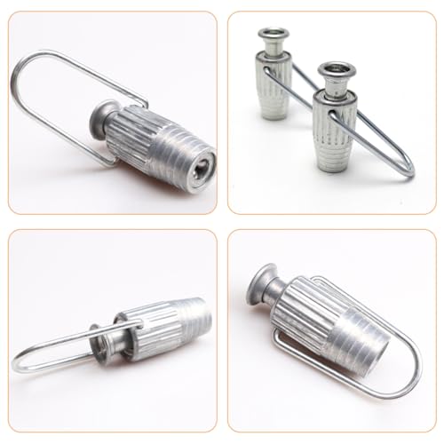 CAXUSD 3pcs Aluminum Clothesline Tightener Rope Tighteners Metal Wire Cable for Outdoor Laundry Drying and Clothes Line Organization - Image 3