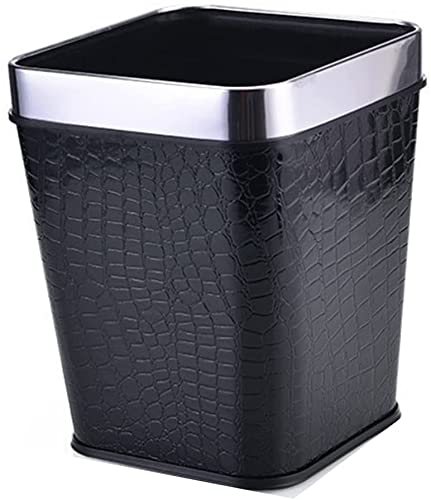 Poubelle de recyclage rétro en cuir pour sublimer votre cuisine et votre salon