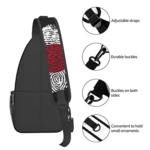 Mochila sling unisex para día y senderismo miniatura 6