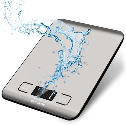 Kitchen Food-Scale Digital Grams-Ounces Kitchen-Scale Baking Cooking Meal 1g 0.1oz Precise 11lb Sliver