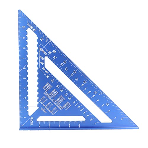 Regla triangular de 30,5 cm en aleación de aluminio para carpintería 7