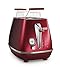 Produktbild De'Longhi Distinta Flair Toaster CTI2103.R | 2 Schlitz Toaster | Brötchenaufsatz | Herausnehmbare Krümelschublade | Glamour Red