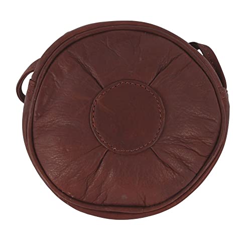 Le Sabbi 30040cog - Bolso bandolera para mujer, color marrón (coñac), 3 x 12 x 12 cm (ancho x alto largo), Marrón (Cognac), 3x12x12 centimeters (W x H x L)