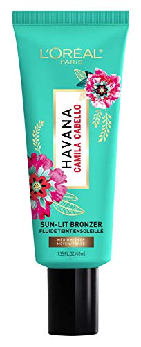 L'Oréal Paris Havana Sun-Lit Hydraterende Vloeibare Illuminating Bronzer, Havana Camila Cabello Limited Edition, Gebruinde Huid Effect, Medium/Diep
