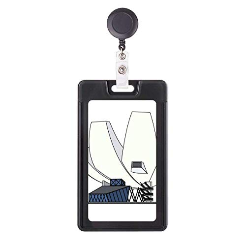 Porte-badge rétractable Singapour Art Science Museum enrouleur de badge durable
