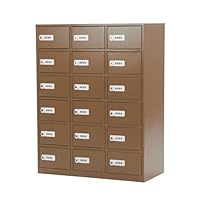 ダイヤルロック式貴重品ロッカー 18人用 貴重品ボックス18人用（小型ダイヤル式） | オリジナルオフィス