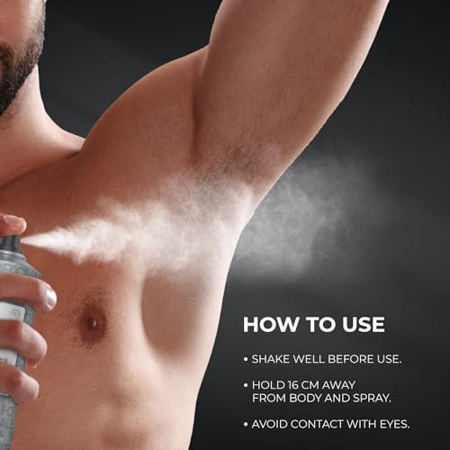 Image of Denver MAN OF STEEL Drill Deodorant Body Spray - 200ML Each, Pack of 3 | Deodorant For Men