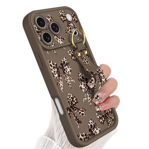 Jefonha Phone 17 Pro Max�Ή��P�[�X �t�B���K�[�n���h�X�g���b�v�t�� ���̎q�p �����p ���킢���q���E�����{���d�b�P�[�X �O���b�v�z���_�[�X�^���h�t�� ��v�ȃV���R���ی�J�o�[/�u���E�����I�p�[�h�{�E