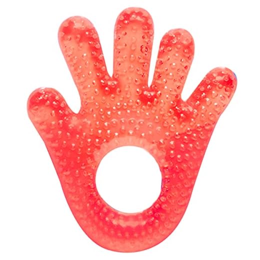 BUBA Mordedor Com Agua Maozinha Rosa, Modelo: 14684, Cor: Colorido