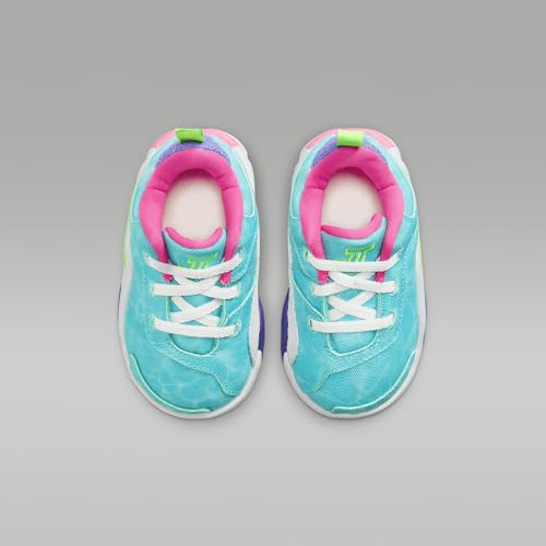 Tatum 2 Baby/Toddler Shoes (HJ7384-303, Hyper Jade/White/Hyper Pink/Green Strike) Size 64