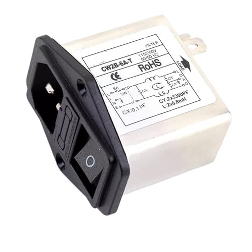 �P��220V�d���t�B���^�[�\�P�b�gCW2B-10A 6A 3A-T�ԃl�I�����C�g��^�X�C�b�`(CW2B-6A-T)