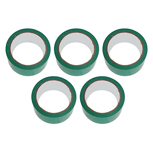 5Cm Width Floor Adhesive Tape, 5Pcs Basketball Court Floor Tape Field Marking Equipment For Marking Line Competition Field, Court & Rink Equipment (Green) #TOP18