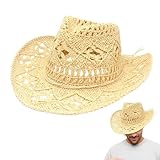 Photo Gallery mfyoupk cappello da cowboy in paglia | cappello da cowgirl traspirante | copricapo traspirante da spiaggia per gli appassionati di attività all aperto estate fattoria lavoro campeggio escursioni Photo Gallery mfyoupk cappello da cowboy in paglia | cappello da cowgirl traspirante | copricapo traspirante da spiaggia per gli appassionati di attività all aperto estate fattoria lavoro campeggio escursioni