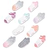 Hanes baby girls Heel Shield Socks, 10-pair Pack Socks, Assorted, 12-24 Months US
