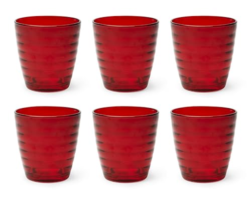 Bicchieri Excelsa Parigi Da Acqua - Set Da 6, Capacit&agrave; 260ml, In Vetro Resistente Per Uso Quotidiano