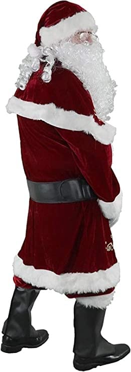 Costume de Père Noël X-Large confortable et opaque qui ne gratte pas