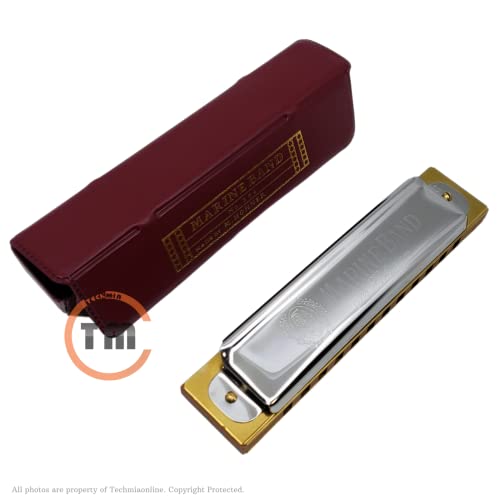 Hohner 364/24 Marine Band 12 Hole Harmonica – Key of C - Les Beatles, Paul McCartney, John Lennon, RIngo Starr, George Harrison Hohner 364/24 Marine Band 12 Hole Harmonica - Key of C – Image 7