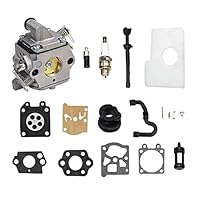 YWNYT MS170 MS180 C1Q-S57A Vergaser-Kit für Stihl 017 018 MS 170 180 180C MS170 MS180 MS170C MS180C Kettensäge/Rasenmäher mit Luftfilter Tune Up Kit