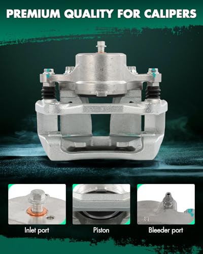 Image of SCITOO 19B6641 Front Right Disc Brake Caliper Assembly w /Bracket For Nissan For Juke 2011-2017,For Nissan For Sentra 2017-2019