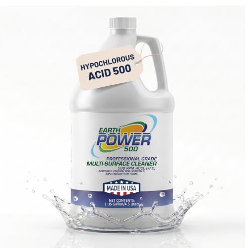 Image of Earth Power Hypochlorous Acid 500 PPM Multipurpose Cleaner - 1 Gallon