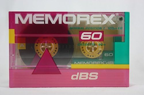 Memorex DBS 60 Cassette Tape - Bundle of 5