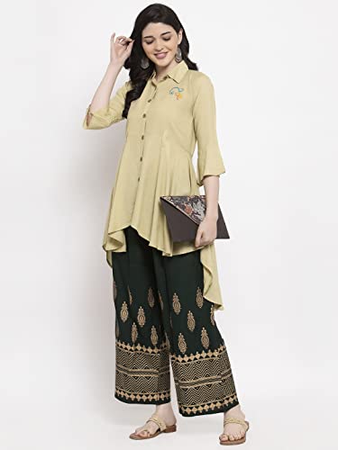 Image of New Gold Palazzo Combo Set