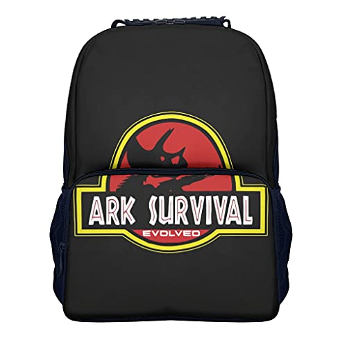 Students Ark Survival Backpacks Cute Travel Backpacks for Shopping/Traveling Fits 14 Inch Laptop white One Size