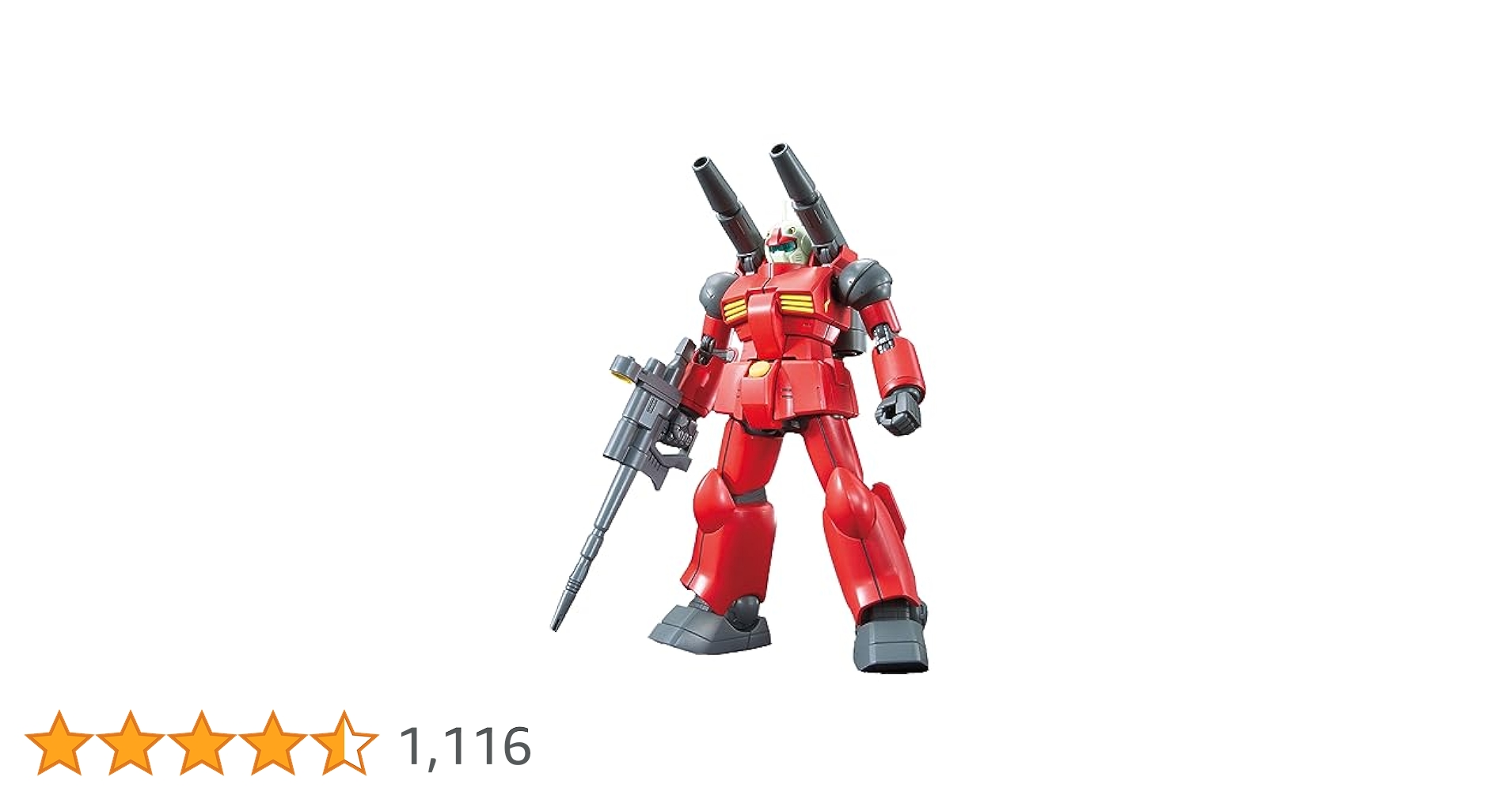ガンプラ HGUC 190 機動戦士ガンダム RX-77-2 ガンキャノン 1/144スケール 色分け済みプラモデル 41l41lqJiyL.jpg_BO30,255,255,