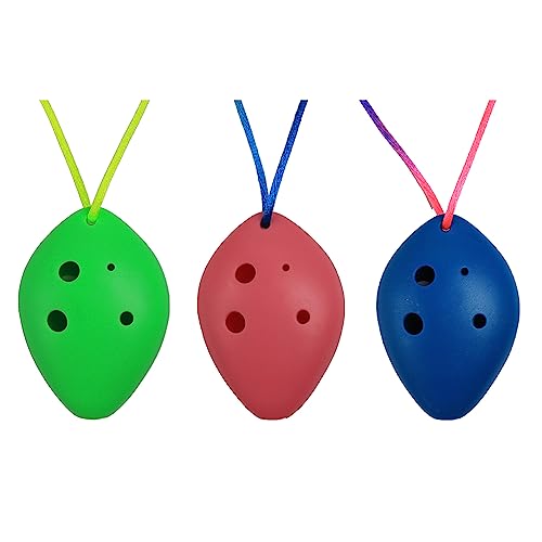 Opexicos 3Pcs 6 Holes Ocarina Soprano C Key ABS...